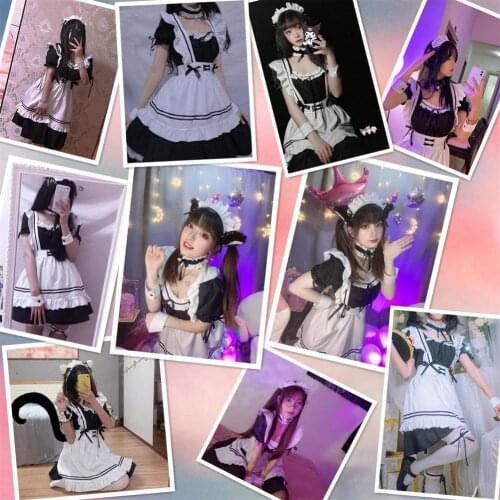 Sexy Costume Women Cosplay Maid Dress Outfit Apron For Lolita Cosplay Dress For Nikki-Dress Up Queen Maid Cosplay Outfit