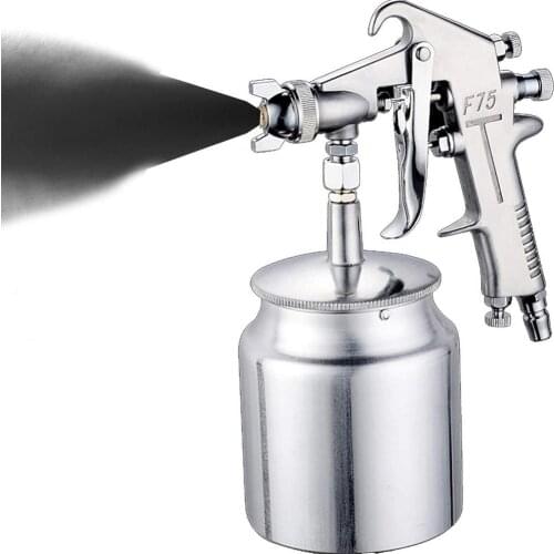 Silver Paint Sprayer HVLP Spray Paint Machine With 1.5 Mm Nozzle Handle High Power Electric Paint Sprayer Paint Maintenance Tool