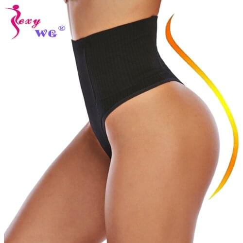 SEXYWG Thong Panty Shaper High Waist Tummy Control Panties Slimming Underwear Waist Trainer Shaping Briefs Butt Lifter Shapewear