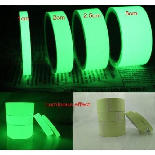 Glow In Dark Tape Фотолюминесцентные Светящиеся Ленты Самоклеющиеся Этап Украшения Дома