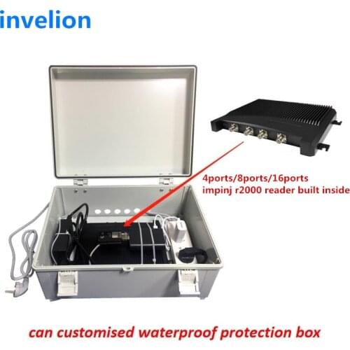 Uhf long tcp/ip rfid chip marathon reader Impinj R2000 rfid reader 4 ports for race timing system