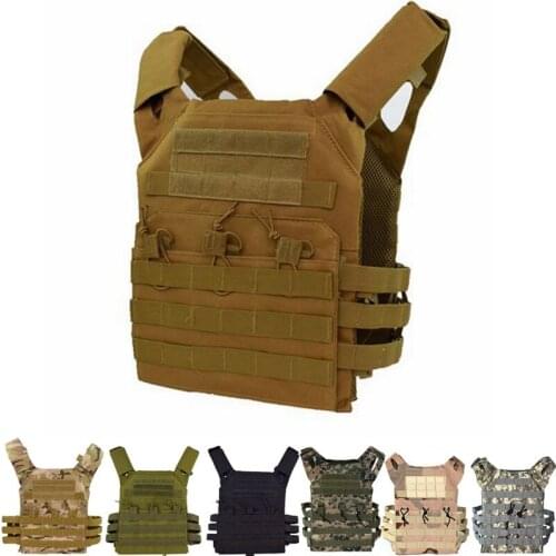 Military Equipment Tactical Vest MOLLE JPC Vest Body Armor Plate Carrier Vest Chest Rig Airsoft Paintball Gear with Mag Pouches