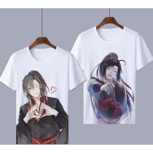 Women T-shirts Anime Mo Dao Zu Shi Cosplay Costumes Oversized T-shirt Female Harajuku Casual O-Neck Short Sleeve Tshirt top