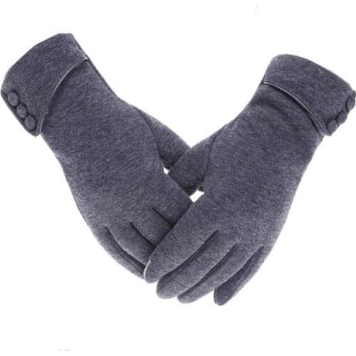 Female Full Fingers Gloves Women Winter Warm Skiing Mittens Gloves Suede Stitching Wrist Gloves Motorcycle Riding Accessories