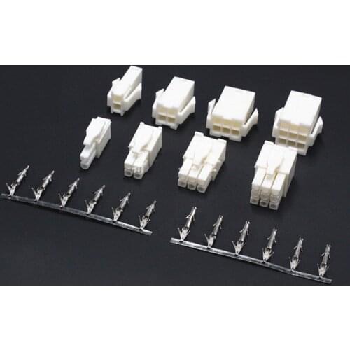 100pcs 4.14mm 2/3/4/6/8/9/10/12 pin Automotive 4.14 Electrical wire Connector Male Female cable terminal plug Kit Motorcycle car