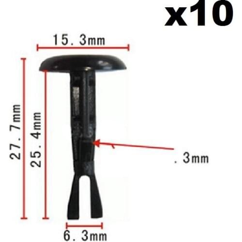 10x For Toyota Front Fender Bumper Cover Pin Retainer Clip Fastener For Lexus 4774958010