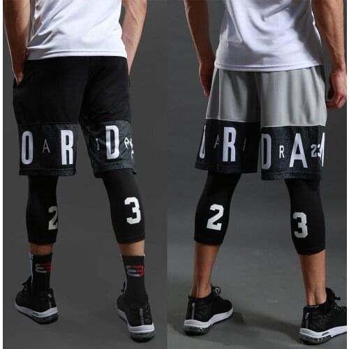 2021 Men Basketball shorts Sports Gym QUICK-DRY Workout Compression Board Shorts For Male Soccer Exercise Running Fitness tights