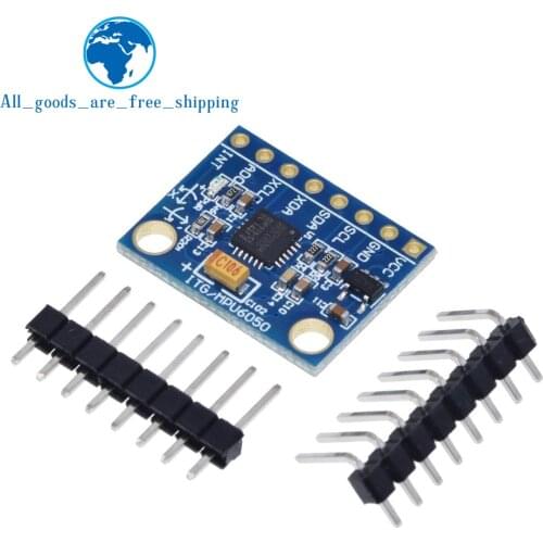1Set IIC I2C GY-521 MPU-6050 MPU6050 3 Axis Analog Gyroscope Sensors + Accelerometer Module For Arduino With Pins 3-5V DC