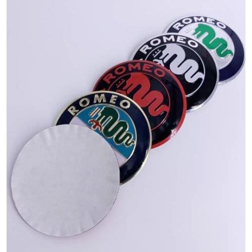 4pcs 40mm 5.0cm 56mm original gold color rblack Alfa Romeo GT CAR Tyre Emblem Badge Decal Fit For Wheel Center Hub Cap Sticker