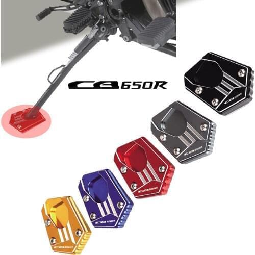 Accessories For HONDA CB650R Neo Sports Cafe 2019-2021 Side Stand Enlarge Enlarge the base of motorcycle foot support 2019 2020