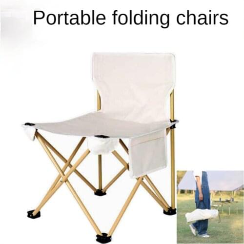 Free Shipping Outdoor Portable Leisure Camping Folding Chair Ultra Light Backrest Fishing Camping Beach Chair