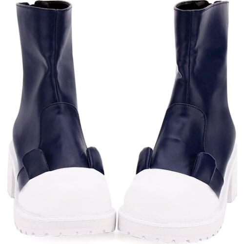 Angelic imprint Punk style Booties Ankle lolita Boots Black Leather Platform gothic shoes Size 35-46 986