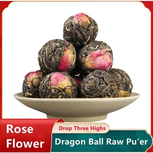 Yunnan Xiaotuo Tea Old Tree Pu'er Raw Tea Rose Flower Pu-erh Dragon Ballr Sheng Tea Health Care For Weight Lose Tea