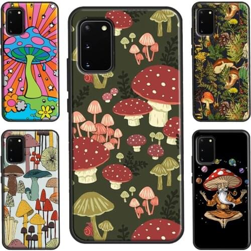 Hippie Mushroom Frog shrooms For Samsung Note 20 Ultra Note 10 Plus Case For Galaxy S21 Ultra S20 FE S8 S9 S10 Plus