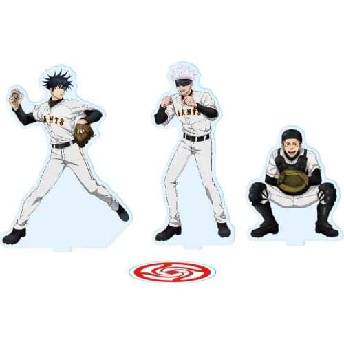 Jujutsu Kaisen Baseball Sports Series Acrylic Stand Model Plate Anime Tabletop Decor Kugisaki Nobara Itadori Yuji Gojo Satoru
