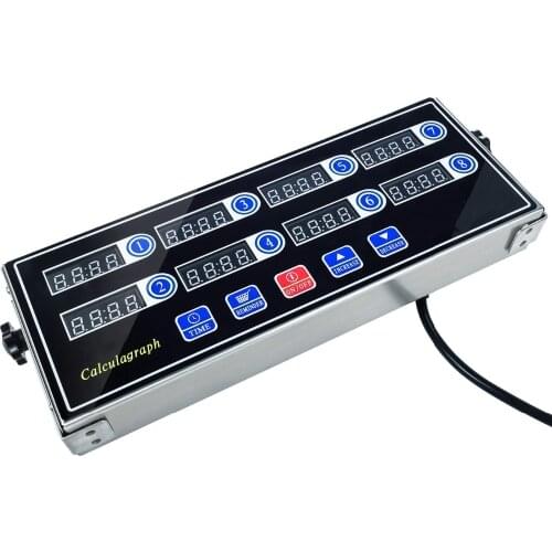 Commercial Kitchen timer 6/8/12 channel fried chicken burger shop baking timing reminder countdown twelfth Digital button alarm