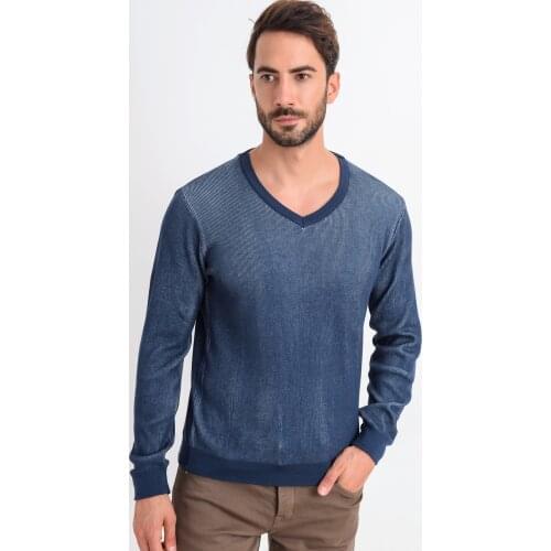 Heyss V Collar Male Knitwear Sweater
