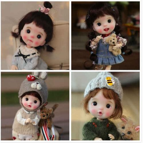 OB11 doll customization 1/8 BJD dolls OB doll DIY polymer clay 2020