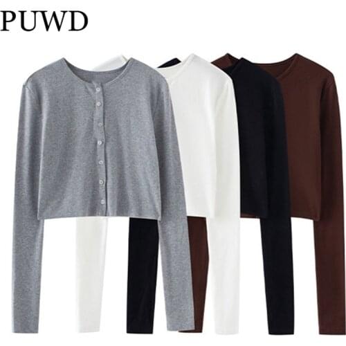 Женские короткие рубашки PUWD China At AliExpress