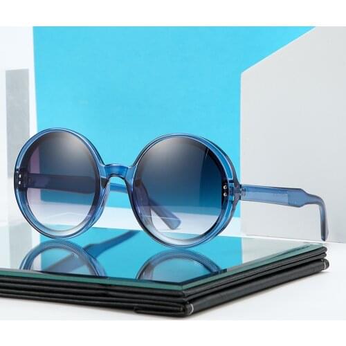 MARC 2019 Luxury Sunglasses Women Men Classic Gradient Brand Big Frame Sun Glasses Female Vintage Round Sunglass Goggles UV400