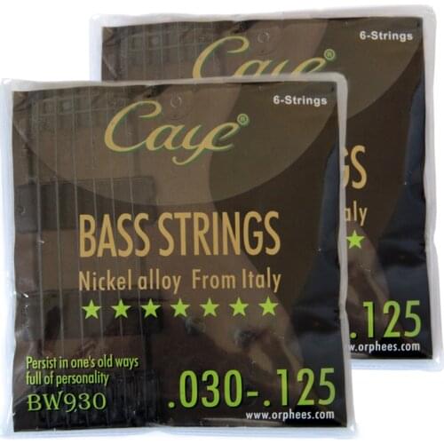 Orphee BASS guitar strings EW series guitarra strings 0.30-125 Nicel alloy from Italy