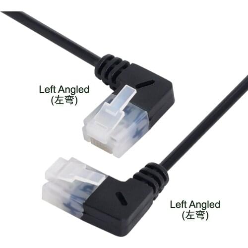 Ultra Slim Cat6 Ethernet Cable RJ45 Up Angled 25cm UTP Network Cable Patch Cord 90 Degree Cat6a Lan for Laptop Router TV BOX
