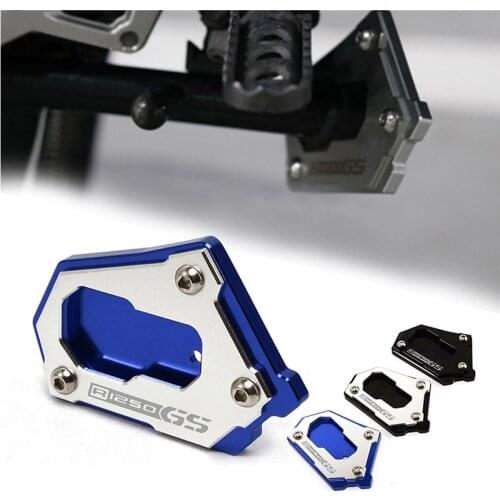 For BMW R1250GS R 1250 GS ADV R1250GS HP 2018 R 1200 GS LC R1200GS ADV Motorcycle CNC Kickstand Side Stand Plate Extension Pad