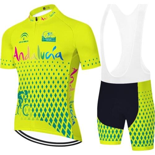 Andalucia Laser Cut Conjunto Velo Masculino Tenue Cyclisme Homme Tricota Ropa Maillot Equipos Culotte Ciclismo Hombre Ciclismo