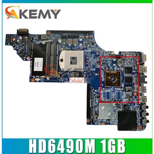 High quality For HP Pavilion DV7 DV7-6000 Laptop Motherboard 659093-001 HM65 DDR3 HD6490M 1GB GPU MB 100% Tested Fast Ship