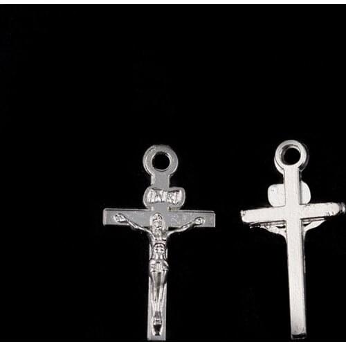 24PCS Jewelry 2020 Catholic Rosary Tag Cross Pendant Jesus Pendant Zinc Alloy Material Manufacturing