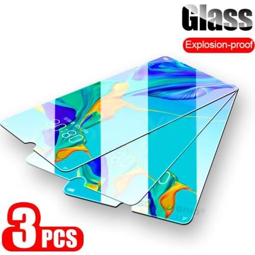 3Pcs Tempered Glass For Huawei P9 P10 P20 P30 Pro Lite Mini P Smart Z Plus Mate 20 Lite Screen Protector Protective Glass Film