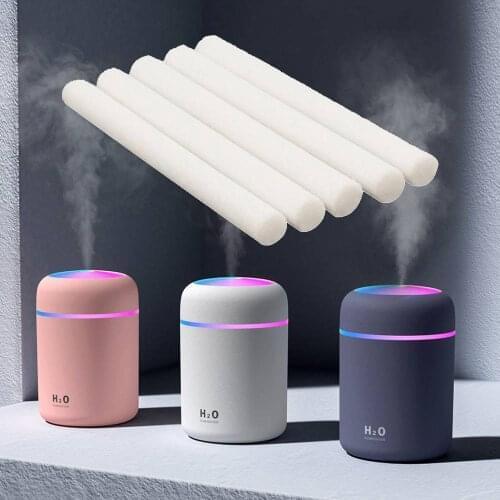 5pcs Air Humidifier Filter Replacement Cotton Sponge Humidifier Diffuser Sticks Refill Home Office Aroma Diffuser Sticks