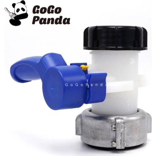 Free Shipping IBC Tank Container Inlet 75mm To Outlet Male 2Inch DN50 Butterfly Valve