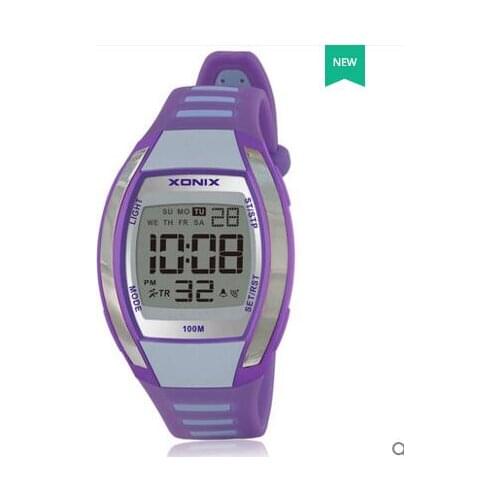 Women Sports Digital Watch Japan Movement Led Lighting Waterproof 100m Girl Sports Watch Swimming Diver Watch Outdoor Watch