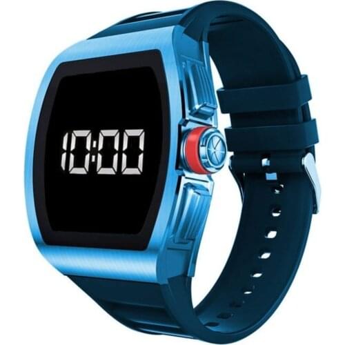 Custom Box Slikon Cord Touch Digital Wrist watch