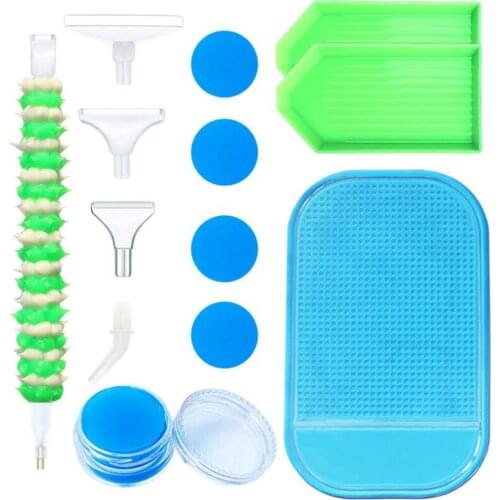 Diamond Painting Tools Point Drills Pen Kit Magic Sticky Mat for Holding Tray 5D DIY Diamond embroidery accessories