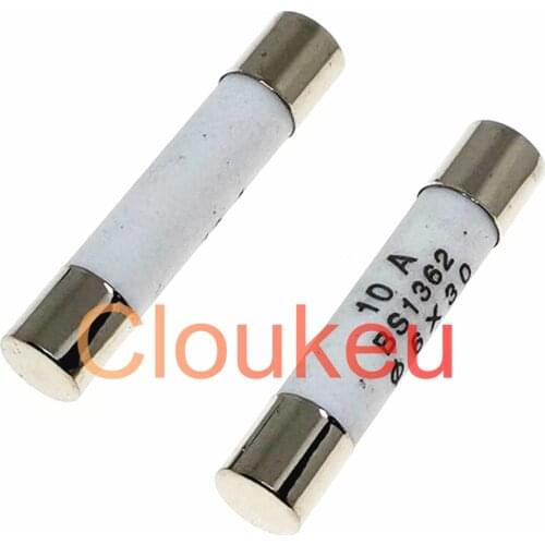 Fast blow Ceramic Fuse 6x30mm 250V 0.5A 1A 2A 3A 4A 5A 6A 8A 10A 13A 15A 16A 20A 25A 30A RO58