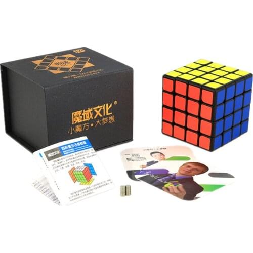 Moyu Aosu GTS 4x4 Magnetic Cube puzzle speed 4 layer Cubo magico adult brain toy children educational holiday gift 4x4x4 cubes