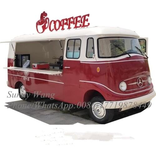 4.9m Mobile Electric Ice Cream Truck Catering Van Snack Food Cart Street Kitchen Food Cart Support Customization