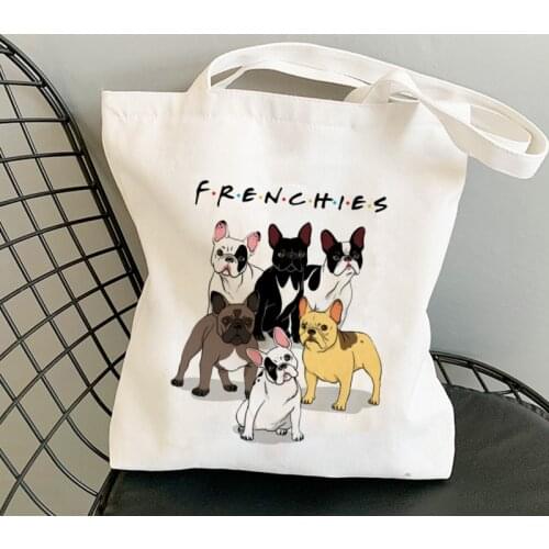 Dachshund Kawaii Fashion Funny Shoulder Shopping Bag Cute Canvas Bags Large Capacity Messenger Women Bags Cool Wallet Tote Bags