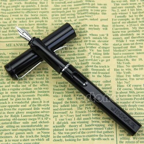 NoEnName_Null High Quality Professional Writing Jinhao 599A Fountain Pen Plastic Cap & Barrel Black New