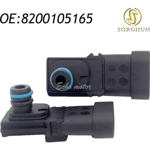 New 2pcs 8200105165 For Dacia Opel Renault Clio Mk2 Mk3 1.4 1.6 2.0 Manifold Air Pressure MAP Sensor