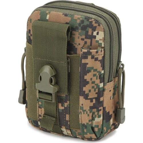 New Tactical Universal Holster Military Molle Hip Waist Belt Bag Wallet Pouch Purse Phone Case with Zipper for Phone