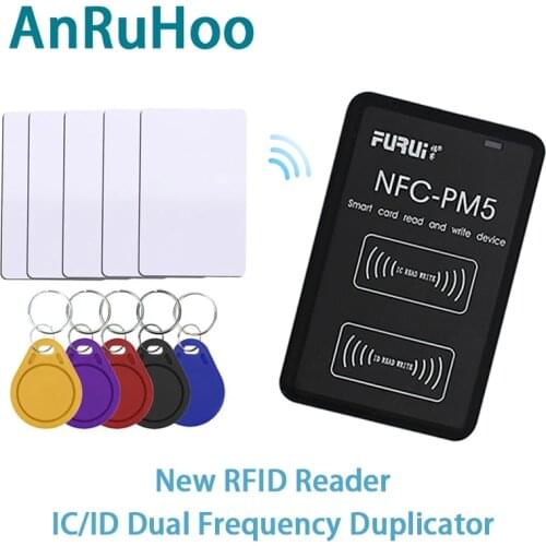 New Nfc-Pm5 Smart Card Reader Rfid Usb Duplicator Ic/Id Key Writer 1k S50 Badge Decoding Copier Cuid/Fuid Tag Clone