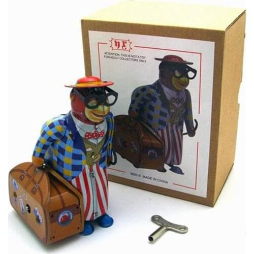 Antique Style Tin toys Robots wind up toys for adults children home decor metal craft business monkey robot