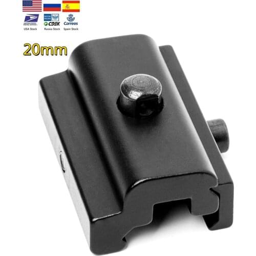 Quick Detach Rifle Sling Swivel Bipod adapter 20mm Picatinny Weaver for Harris Type Bipod Rail Mount Hunting Accessories
