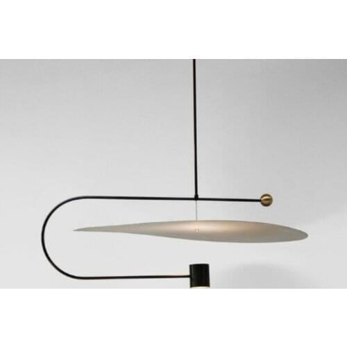 Postmodern minimalist LED light simple art restaurant studio bedroom study living room chandelier stylish decorative lampLB01035