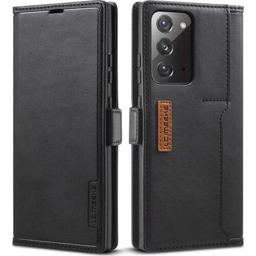Premium Leather Case For Samsung Galaxy S20 S20+ Cases Magnetic Closure Leather Wallet Cover S20 Ultra Card Holder Flip Cover