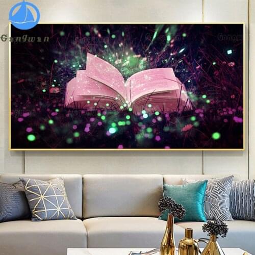 Fairy Tale Dream Book diamond embroidery 5d diy diamond painting full square round mosaic rhinestone art cartoon New year gift
