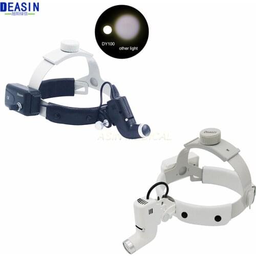 Dental Head Light Lamp Headlight AC/DC for Loupes high intensity light brightness good quality